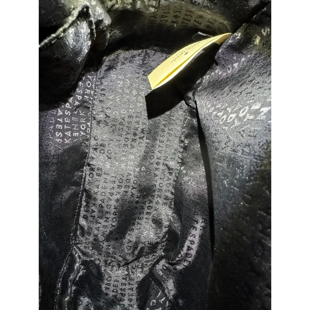 Kate Spade New York Black Pebbled Leather Mini Backpack Gold Hardware 2018
